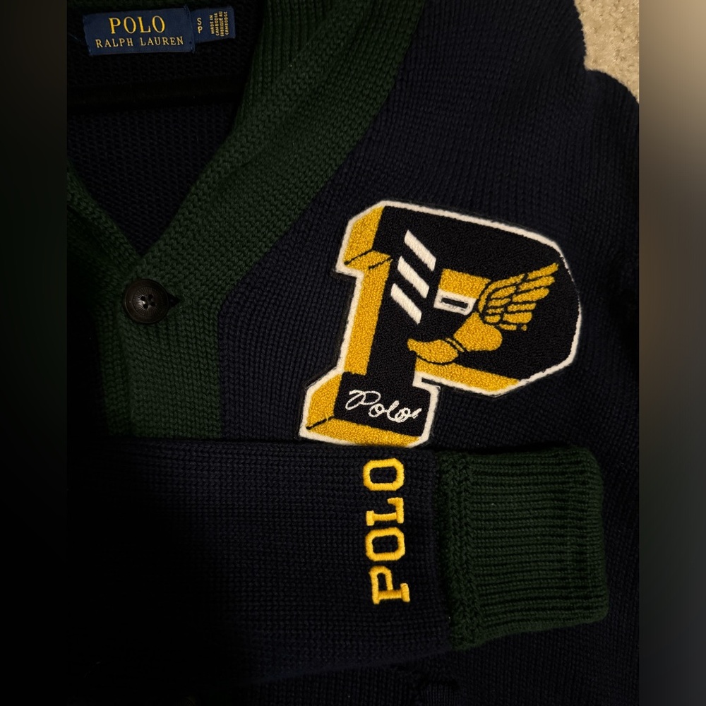 Polo Ralph Lauren Cardigan/Sweater (Navy blue/Green)